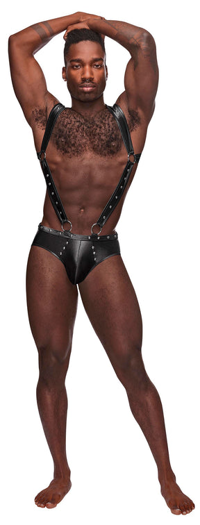 Male Power Uranus Torso Harness — Large/X-Large, Black - MP-PAK154BKLX