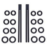 Sportsheets Edge Silicone Pinching Rods, 6 in with 16 Rings - SP0658