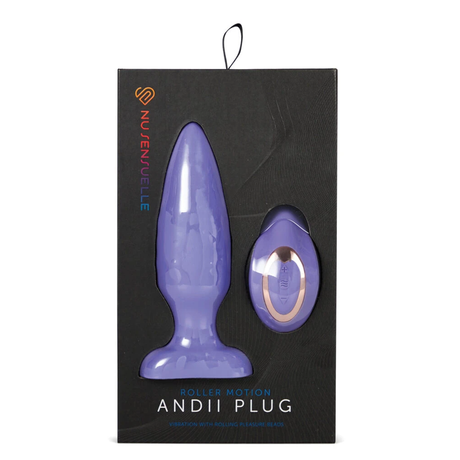 Nu Sensuelle Andii Roller-Motion Anal Plug — Ultra Violet - NS2996