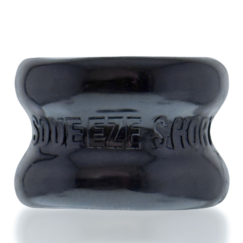OXBALLS Squeeze Short Ballstretcher — Black, 1.25 in - OX-3208-BLK