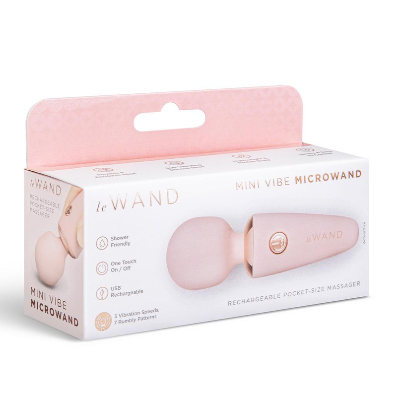 LE Wand Mini MicroWand Rechargeable Pocket Wand (RG) - LW7995