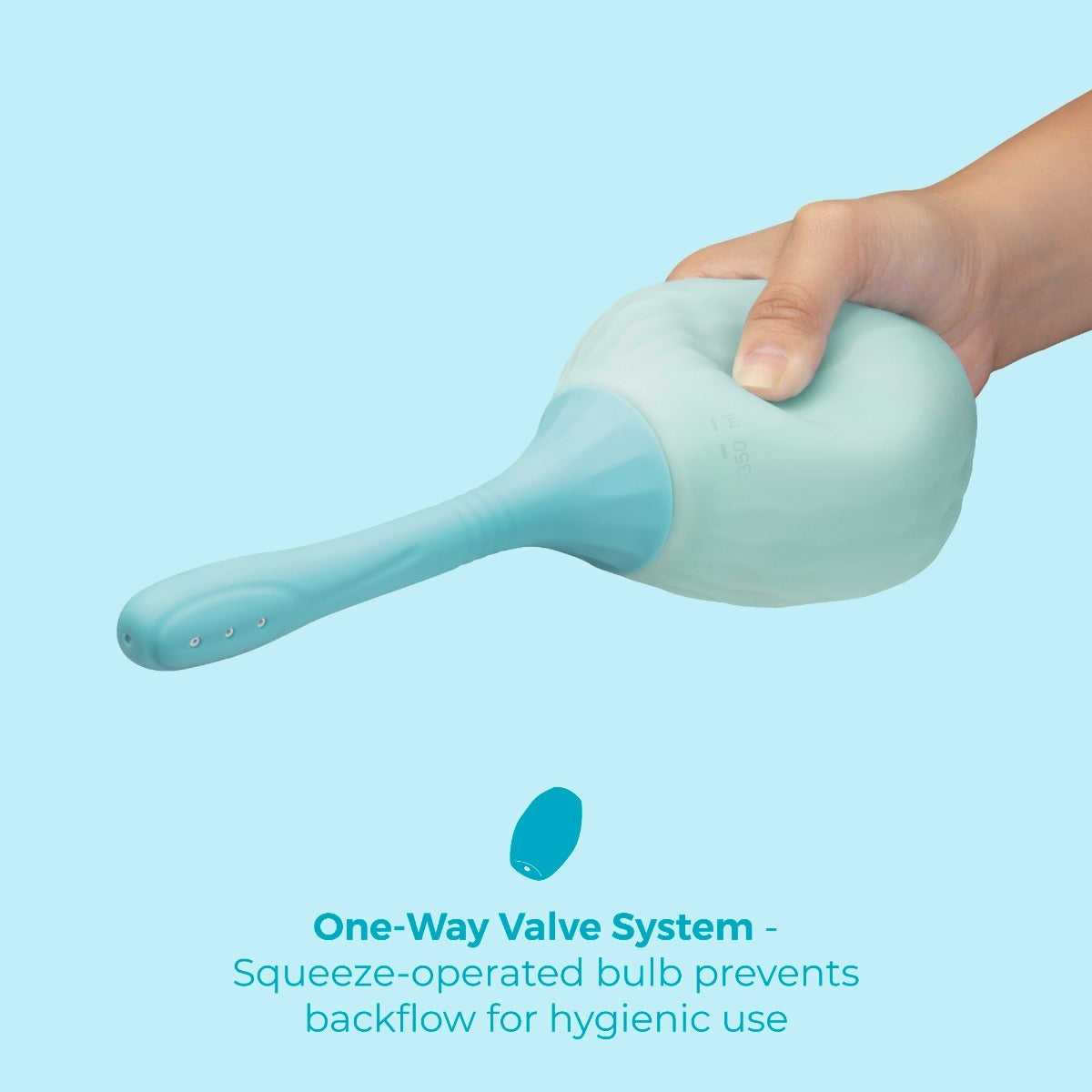 b-Vibe Silicone FlexFlow Douche — Dual-Opening Nozzle - BV2255