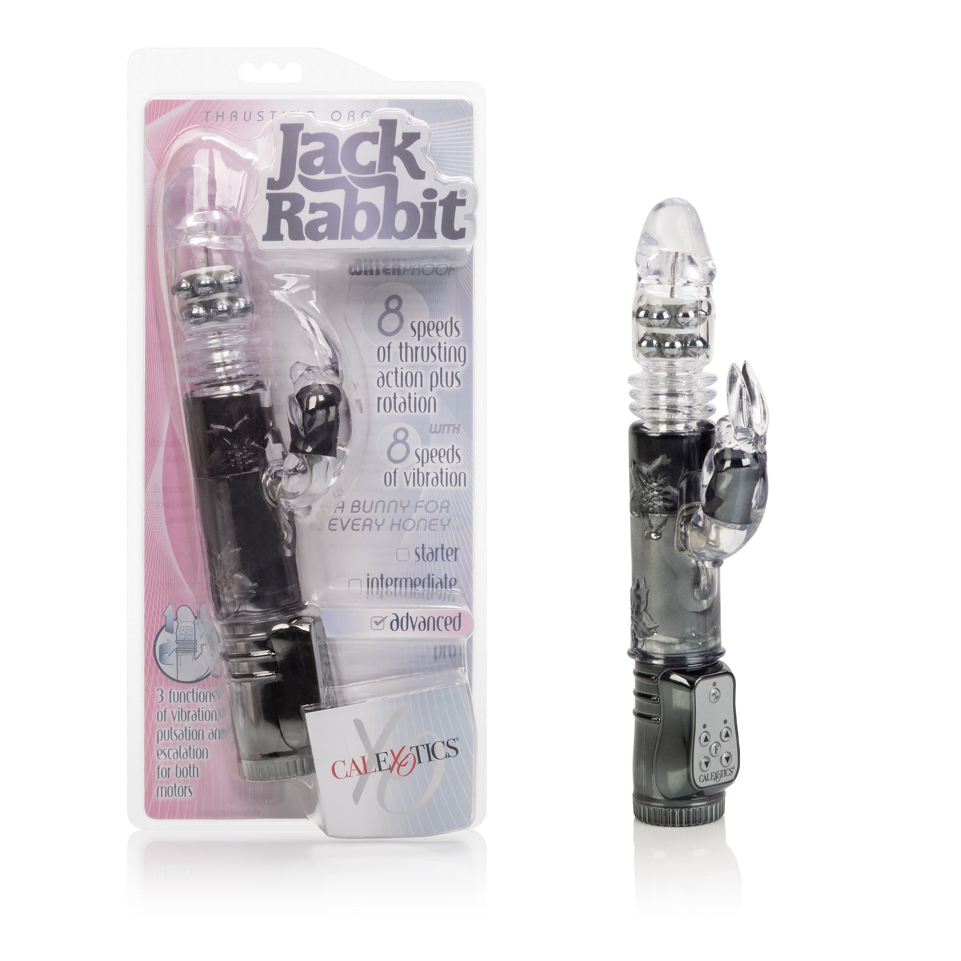 Thrusting Orgasm Jack Rabbit - Black by CalExotics