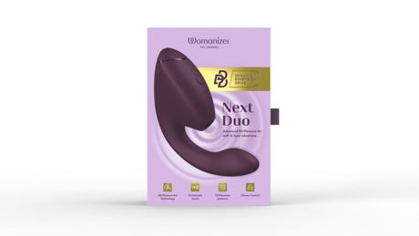 Womanizer Next Duo Dual Clitoral & G-Spot Vibrator — Dark Purple - WZ2287