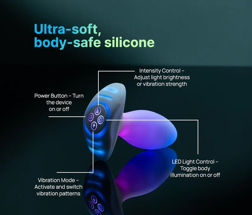 Illumination by Paradise Illuminated Butt Plug with App Control - PR5434