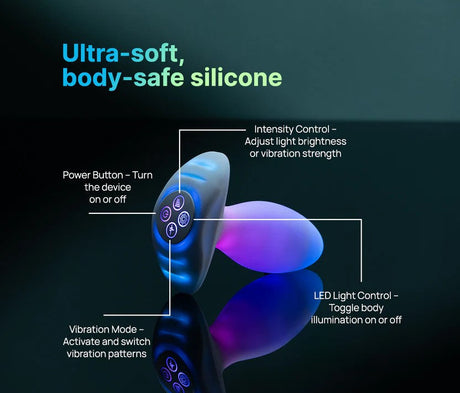 Illumination by Paradise Illuminated Butt Plug with App Control - PR5434