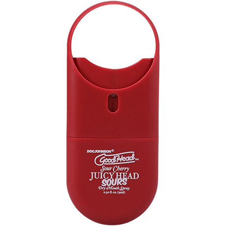 GoodHead JuicyHead Dry Mouth Spray To Go — Sour Cherry, 0.30 oz (Doc Johnson) - DJ1363-53-CD