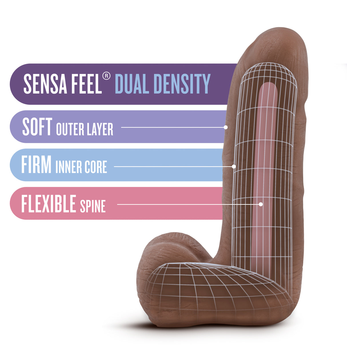 Blush Carlito Realistic Dildo — Small TPR - BL-57593