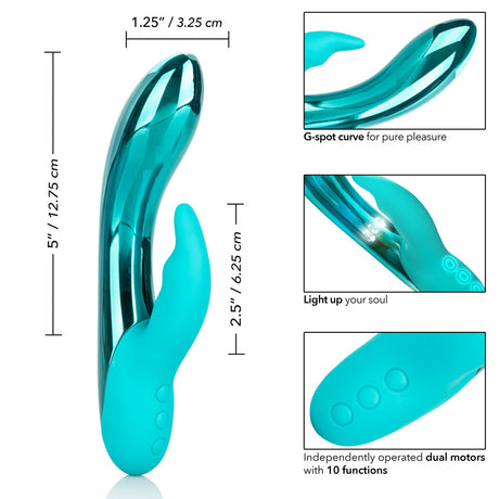 CalExotics DazzLED Brilliance LED Rabbit Vibrator - SE0734153
