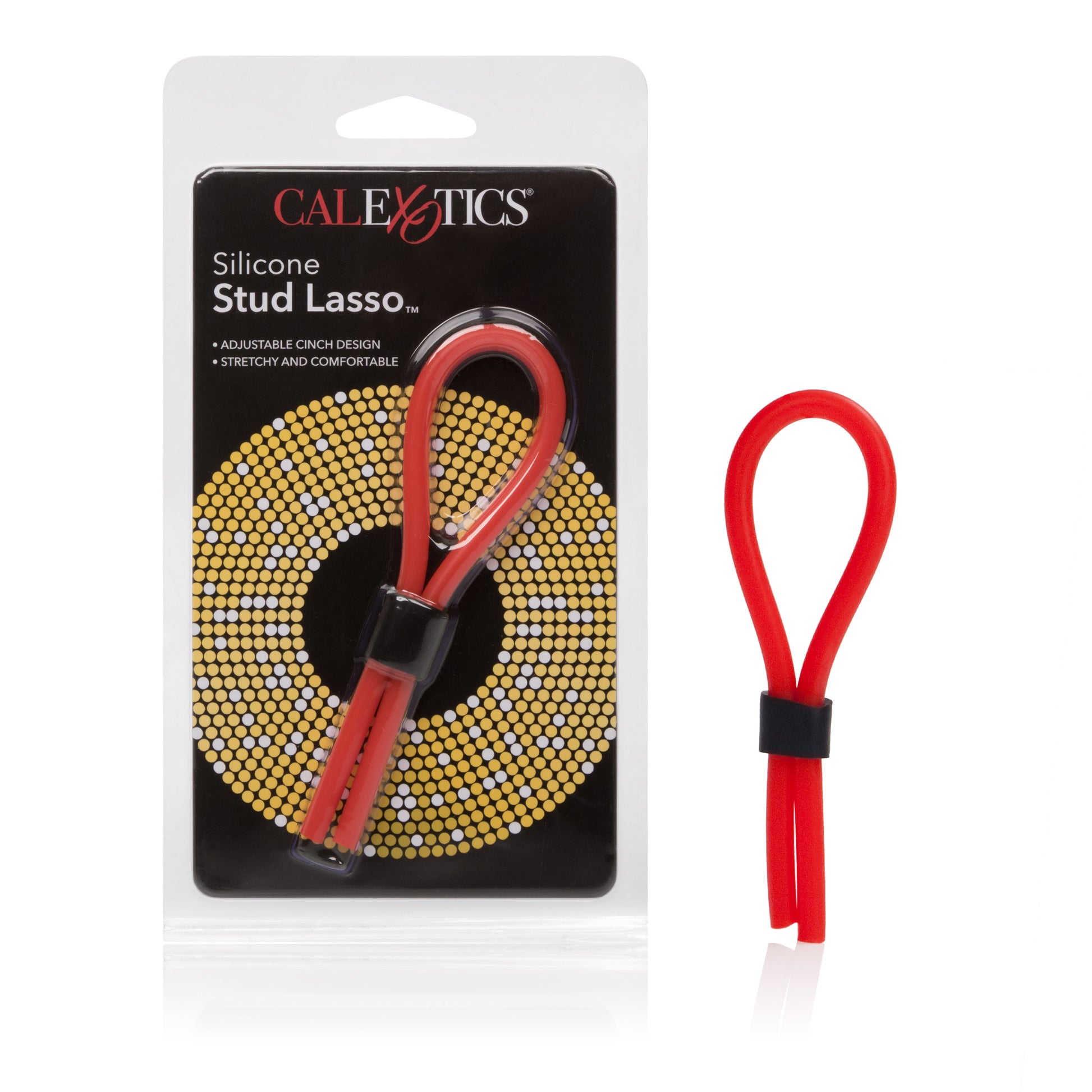 Silicone Stud Lasso - Red by CalExotics
