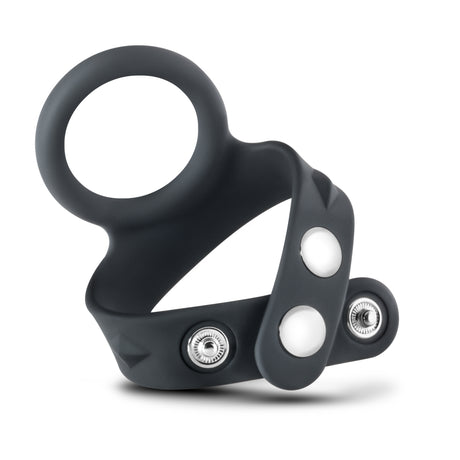 "Performance - Vs7 - Silicone Cock & Ball Strap Large - Black BL-91725"