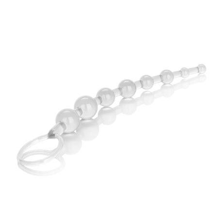 Anal 101 Intro Beads - Clear by CalExotics