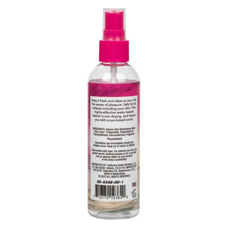 California Dreaming Tropical Scent Body Safe Toy Cleaner 4 Oz by CalExotics