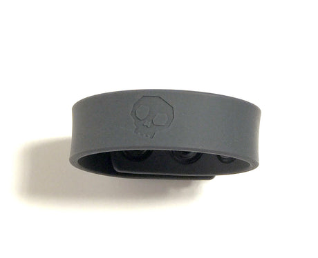 "Boneyard Silicone Cock Strap 3-Snap Ring - Gray BY-0306"