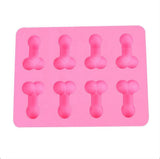 Viben Penis Party Silicone Mold — 8 Cavities, 7.5 x 5.8 in - VB-GL-4127