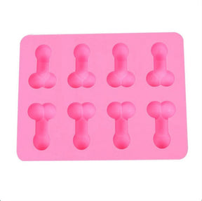 Viben Penis Party Silicone Mold — 8 Cavities, 7.5 x 5.8 in - VB-GL-4127