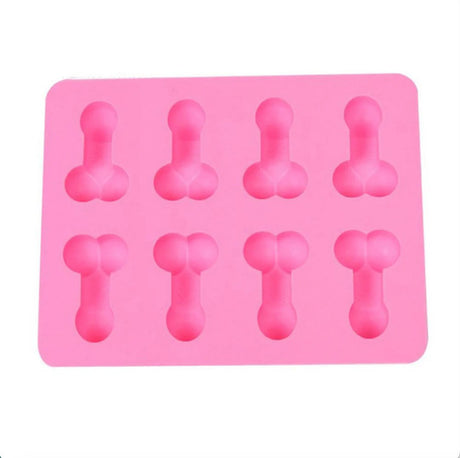Viben Penis Party Silicone Mold — 8 Cavities, 7.5 x 5.8 in - VB-GL-4127