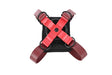 Sportsheets eX's and Oh's Cross Cuffs — X-Shaped Spandex Wrist Restraints - SS09981