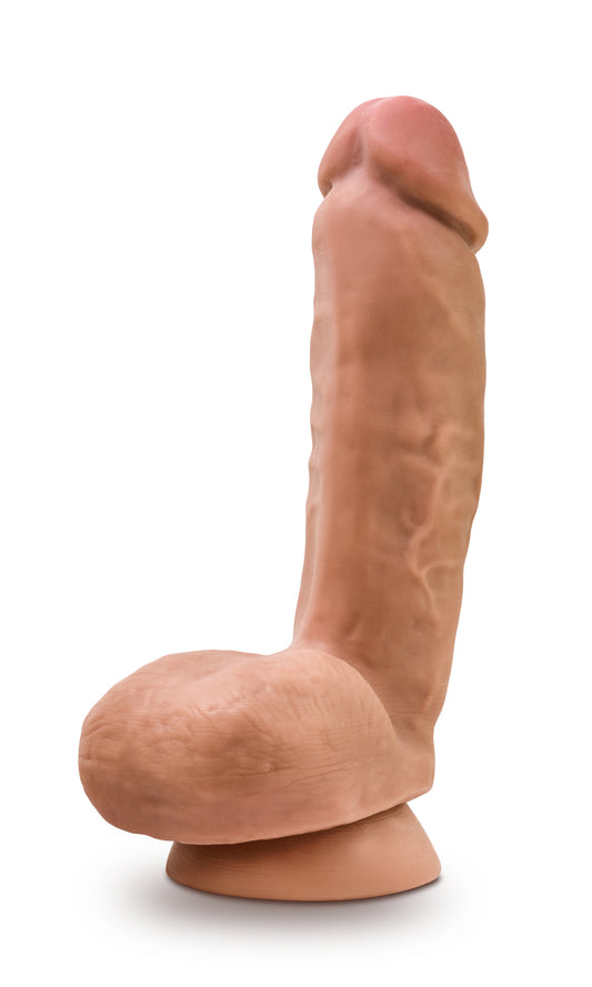 Blush Coverboy The Mailman Realistic Dildo, 8.5in Mocha - BL-52717