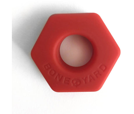 Rascal Bust a Nut Cock & Ball Ring — Red (27mm inner) - BY-0352