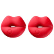 Cloud 9 Novelties Naughty Nips Vibrating Nipple Clamps — Red - WTC609