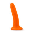 Blush Neo 5.5 Inch Dual Density Dildo — Neon Orange - BL-59519