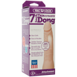 Vac-U-Lock 7-Inch Ultraskyn Thin Dong - Vanilla by Doc Johnson