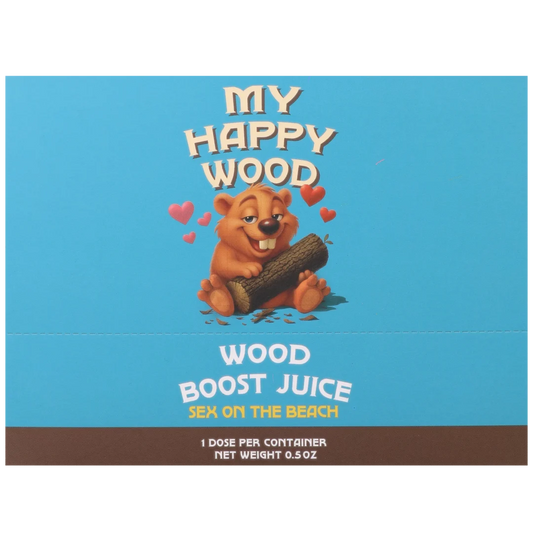 Doc Johnson Wood Boost Juice for Him — 12-Pack 0.5 oz Sex on the Beach Shots - DJ4561-04-BX