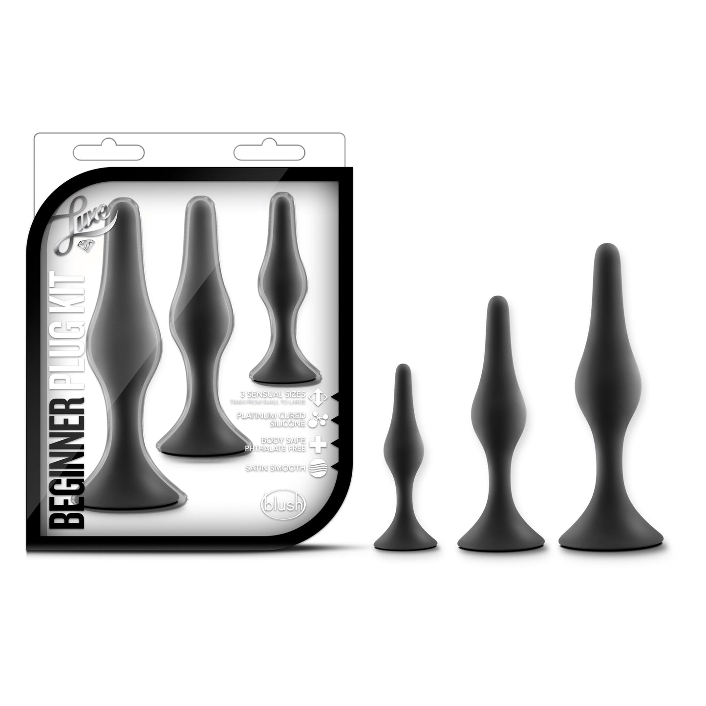 Luxe - Beginner Plug Kit - Black by Blush