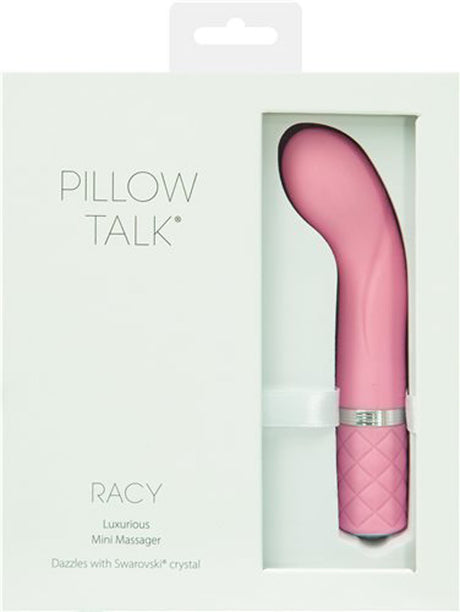 BMS Factory Pillow Talk Racy Pink Mini Rechargeable Vibrator - BMS-26916