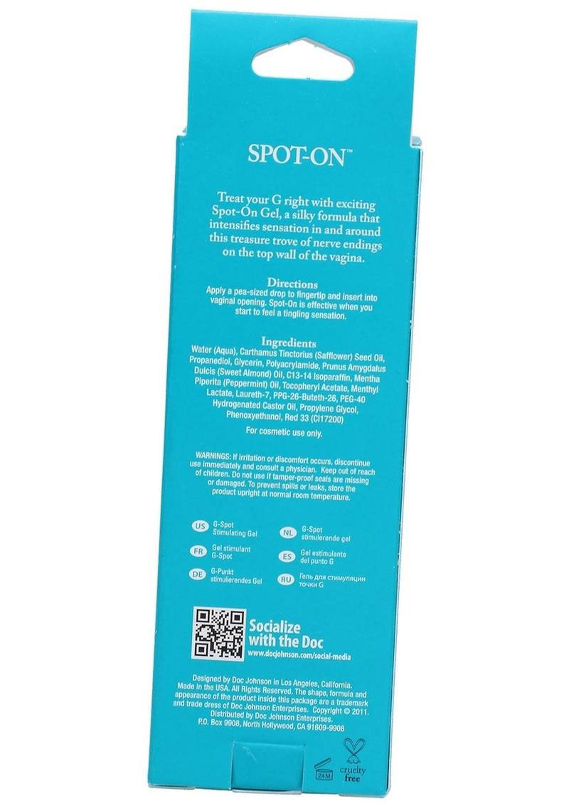 Spot on G Spot Stimulating Gel for Women 2 Oz by Doc Johnson