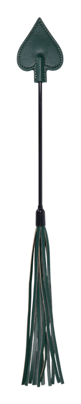 Sportsheets Indica Dual Impact Crop — Emerald Green with Gold Accents - SS10223