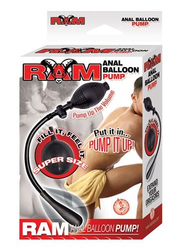 Ram Anal Balloon Pump - Black by Nasstoys