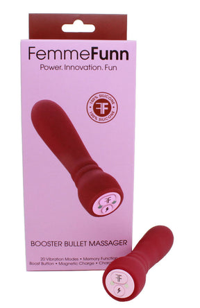 Femme Funn Booster Bullet Vibrator — Compact Maroon - FF-1025-11