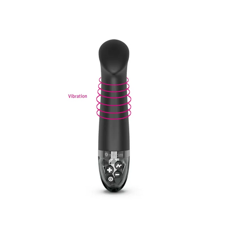 Mystim Right on Ron eStim G-Spot Vibrator, Black - MY5416