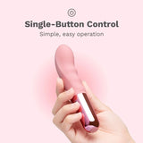 Le Wand Mini G-Thrill Rippled G-Spot Vibrator — Rechargeable - LW8015