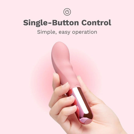 Le Wand Mini G-Thrill Rippled G-Spot Vibrator — Rechargeable - LW8015