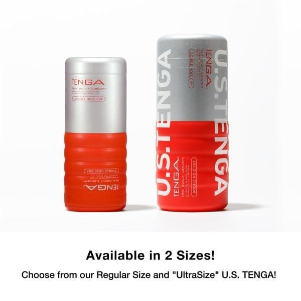 Tenga Double Hole Cup Ultra Size Disposable Male Masturbator - TN114