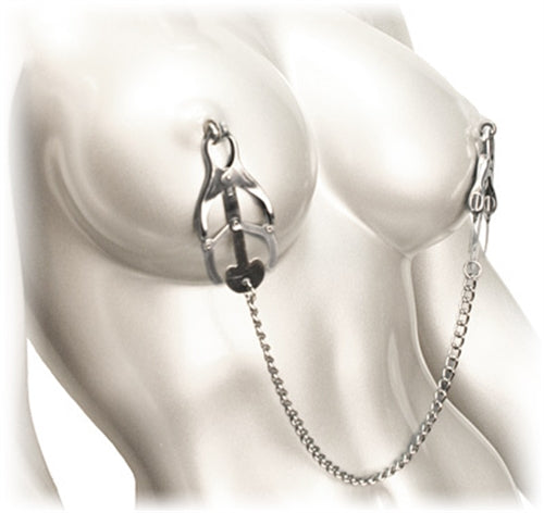 Masters Sterling Nipple Clamps Monarch by XR Brands