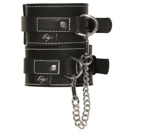 "Edge Leather Ankle Restraints SS980-21"
