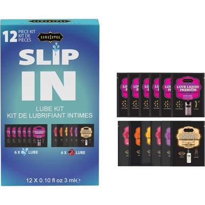 Kama Sutra Sex-To-Go Packet Set — 12-Pack Assorted Kits - KS12057