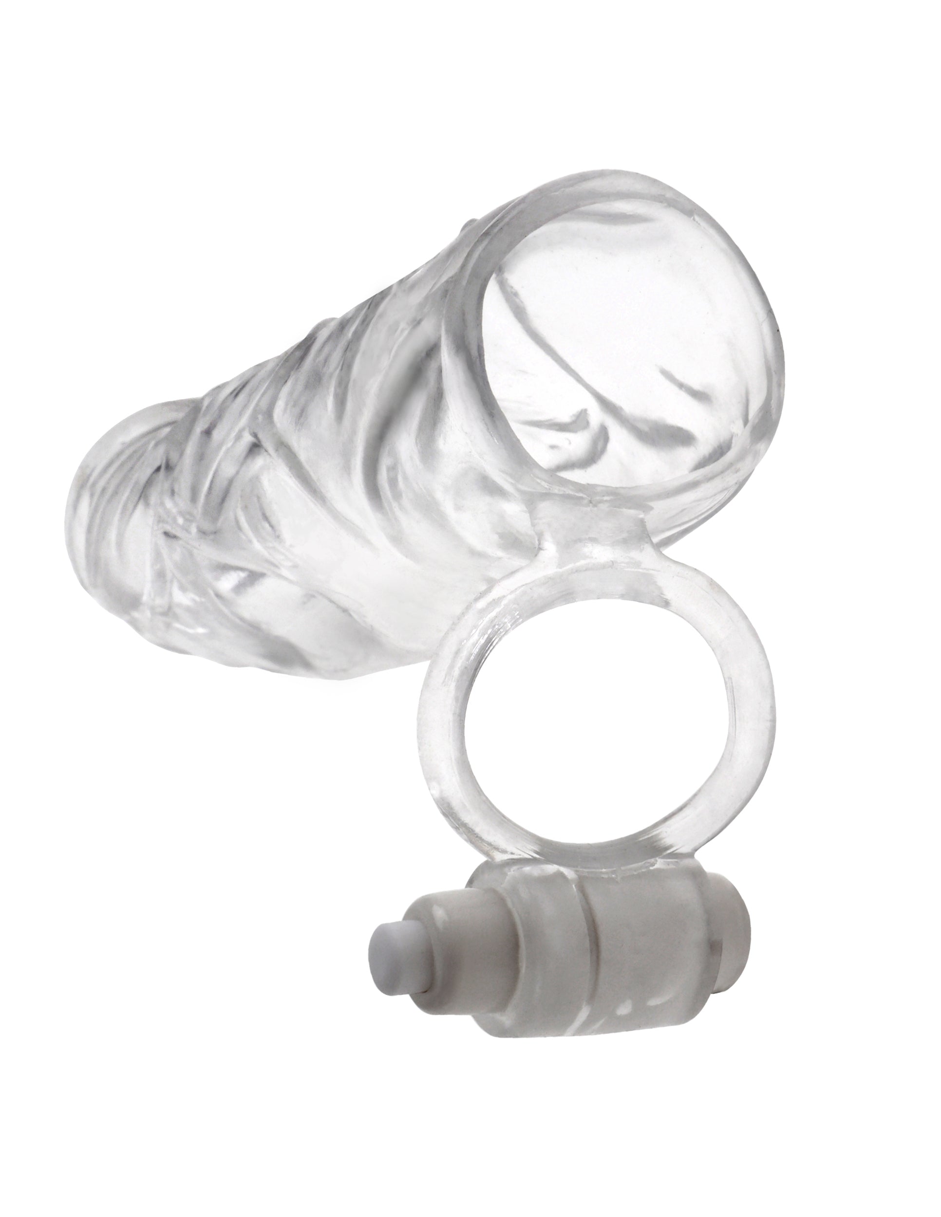 Fantasy X-Tensions Vibrating Super Sleeve - Clear by Pipedream