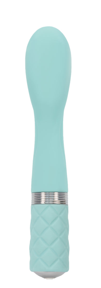Pillow Talk Sassy G-Spot Vibe With Swarovski Crystal - Teal by BMS Factory