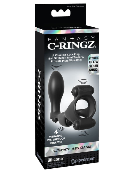 Fantasy C-Ringz Ultimate Ass Gasm - Black by Pipedream