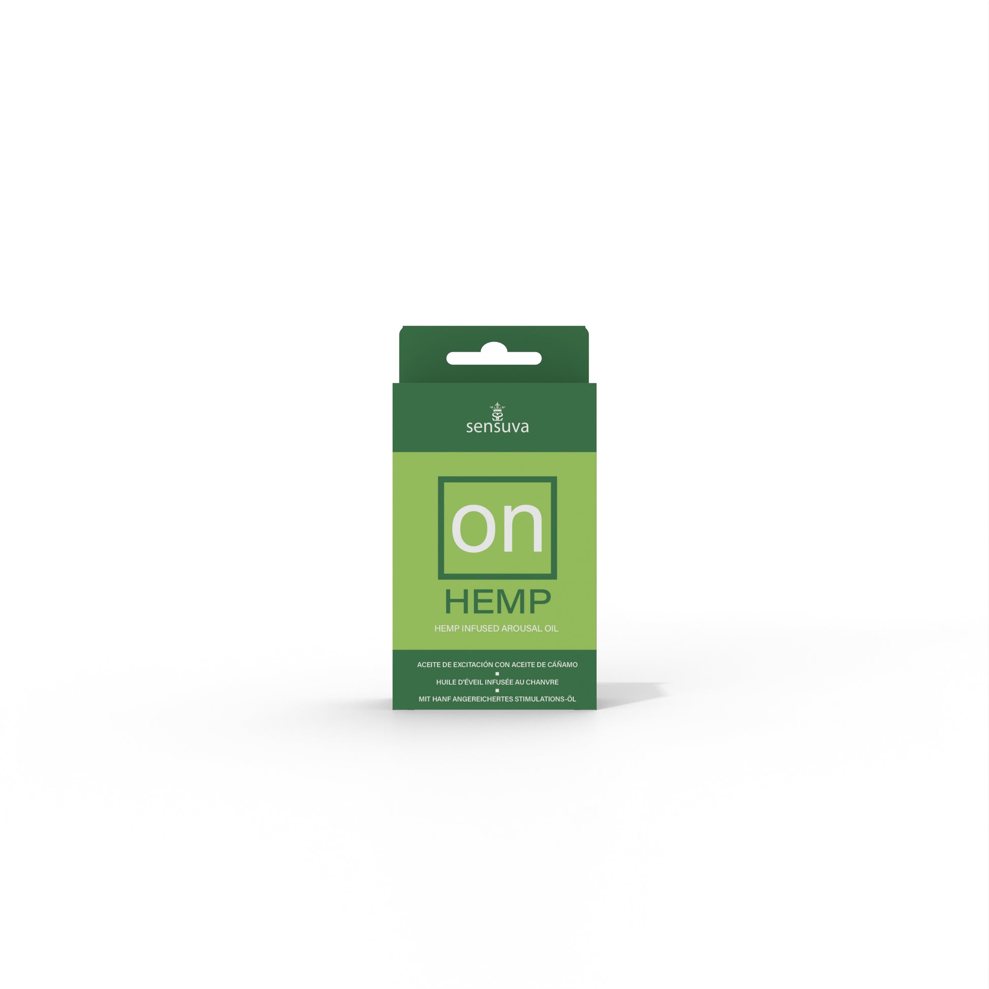 On Hemp Infused Arousal Oil -Medium Box - 0.17 Fl. Oz. by Sensuva