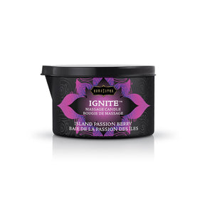 Kama Sutra Ignite Massage Candle — Island Passion Berry, 6 oz - KS10199