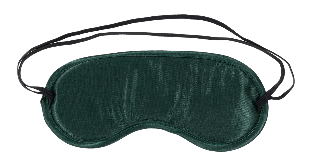 Sportsheets Indica Blindfold — Emerald Green Satin Eye Mask - SS10217