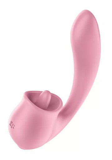 Satisfyer Tongue Genius Vibrator — Pink - SAT-4080598