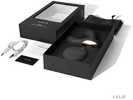 LELO Hugo Black Prostate Massager — Remote & USB-Rechargeable - LELO-2425
