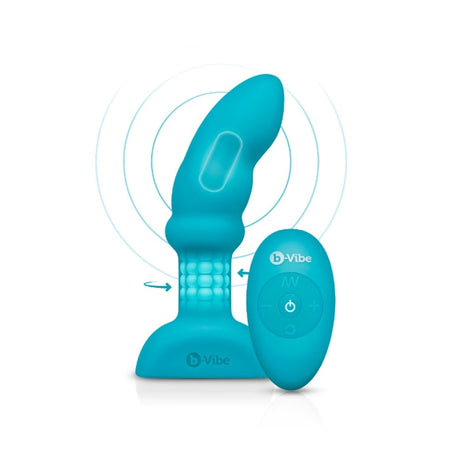 b-Vibe Remote Rimming P-Spot Plug — Rechargeable Anal Plug - BV1320